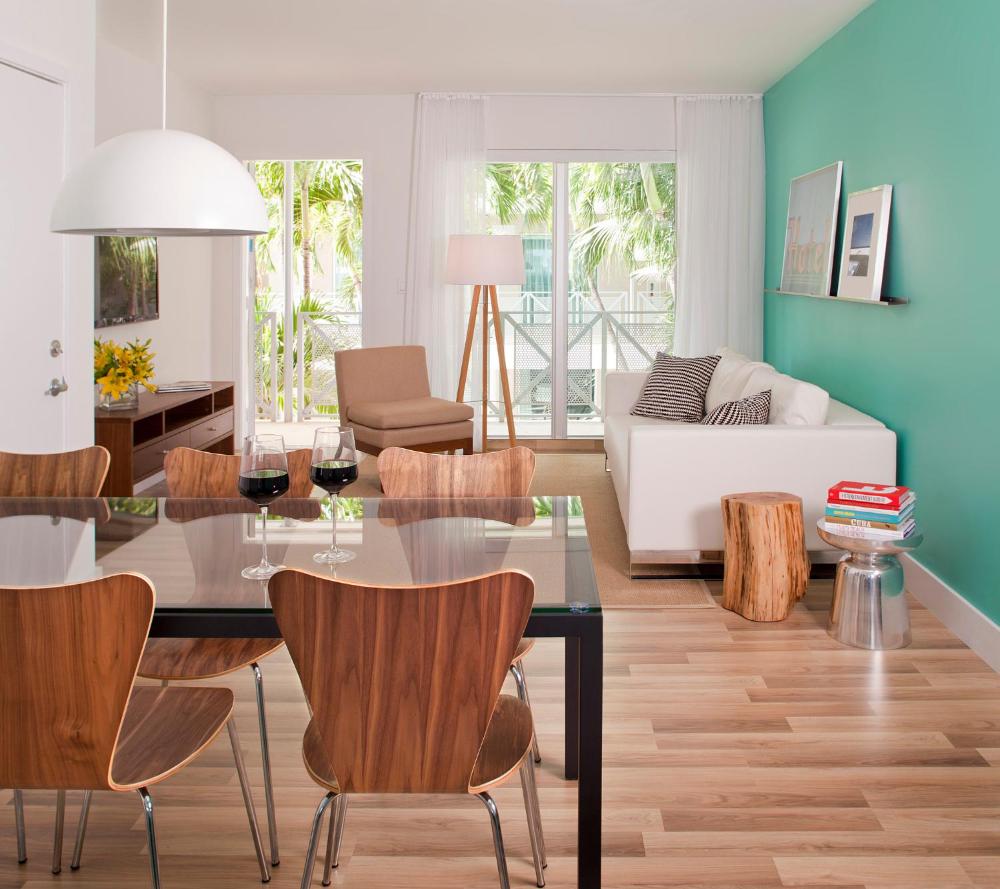 Two-Bedroom Apartment with kitchen interior